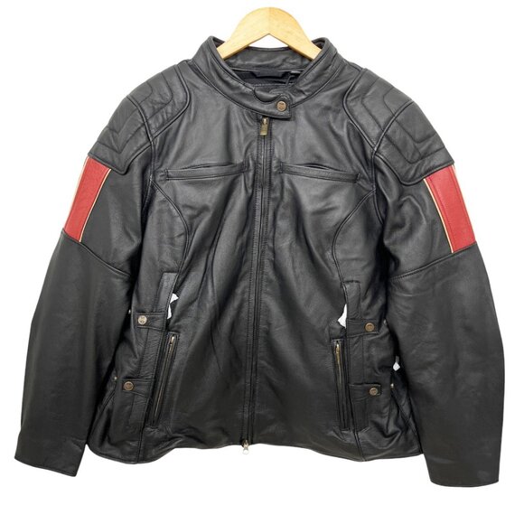 Harley-Davidson® Women's Leather Motorcycle Jacket 2XL - Picture 3 of 16